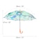 Milk&amp;Moo Jungle Friends Kids Umbrellas, Lightweight, Easy Grip, Curved Handle, Toddler Umbrella, Windproof Umbrella with Whistle, Velcro Straps, 8 Ribs, for Boys and Girls