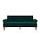 In House Nutella 2 In 1 Sofabed Velvet Upholstered - Dark Green