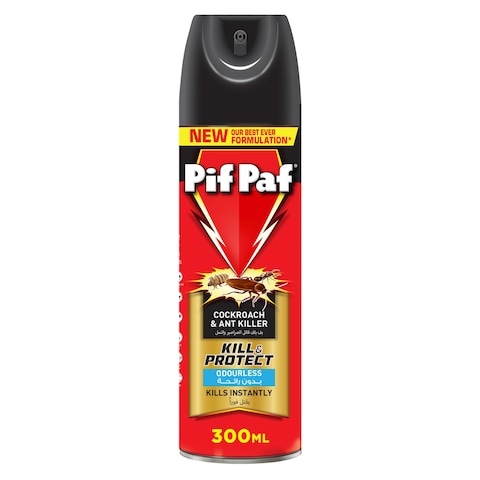 Pif Paf Odourless Cockroach And Ant Killer 300ml