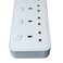 mpBLBERRI BLB-EX852 Power Socket 3250w 3 Meter White, 4 Sockets, 4 PD Output, 2 USB Output