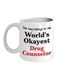 muGGyz Printed Ceramic Coffee Mug White