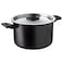 Hemlagad - Pot With Lid, Black, 5 L