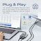 Promate USB-C to HDMI Adapter, Ultra HD 4k 60hz Type-C to HDMI Adapter Converter with Dual HDMI Ports, Compact Travel-Friendly Design for MacBook Pro, iPad Air, Samsung Galaxy S22, MediaLink-H2
