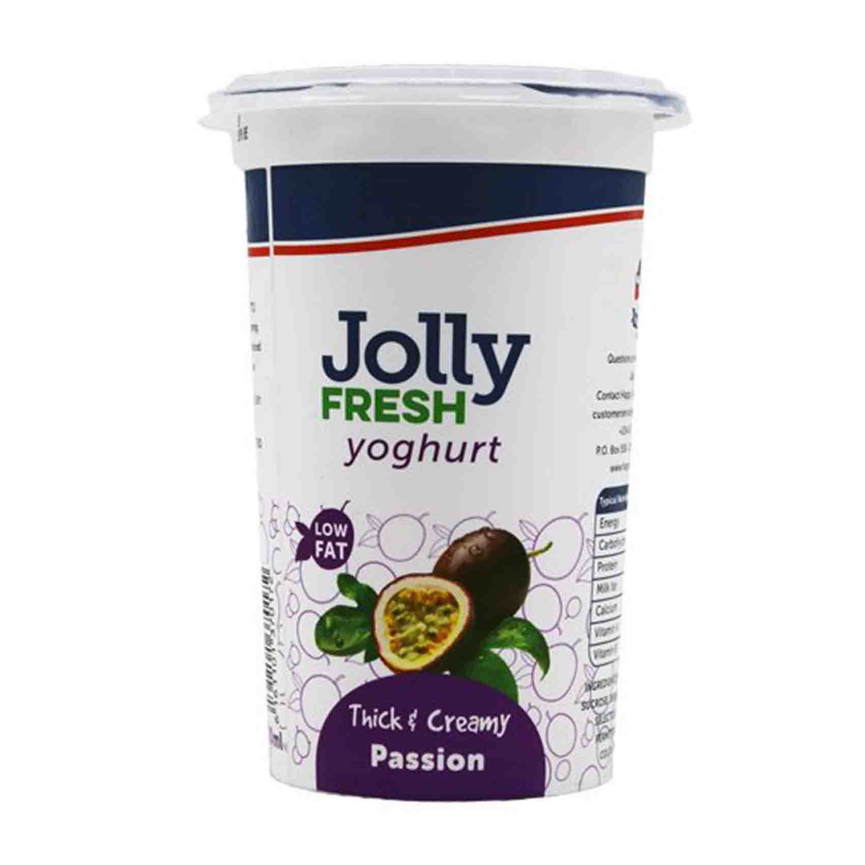 Jolly Fresh Thick And Creamy Passion Cup Yoghurt 500ml