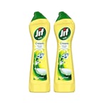 Buy JIF Cream Cleaner With Micro Crystals Technology Lemon 500ml Pack of 2 in UAE