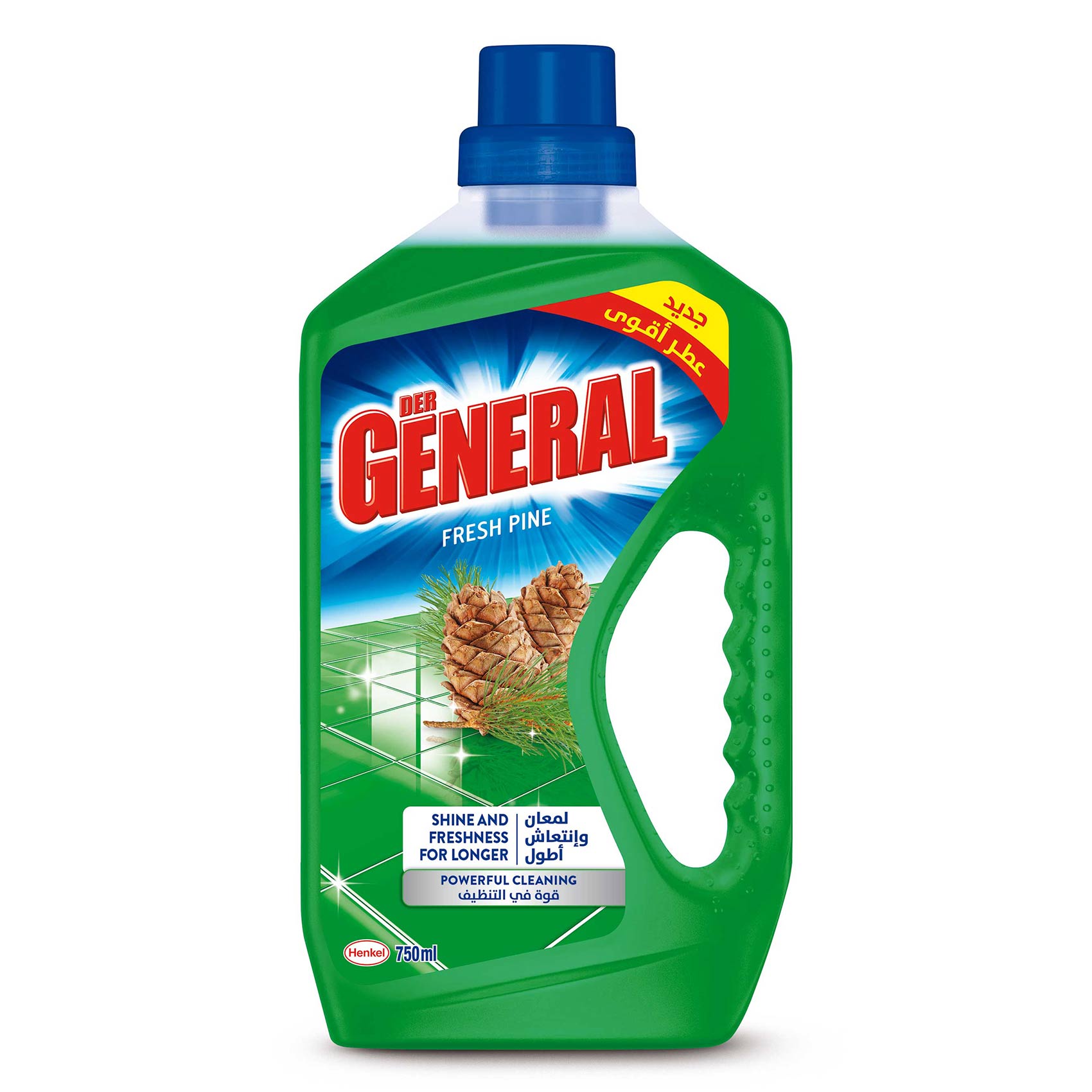 Der General All Purpose Cleaner Liquid  Shine And Freshness For Longer Pine  750 ML