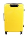 Biggdesign Lightweight Cats Design Carry On Luggage With Spinner Wheel And Lock System Yellow 24-Inch