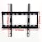 Flat TV Bracket Wall Mount Tilt For Samsung Sony 23-55 inch Plasma Led Lcd Black color