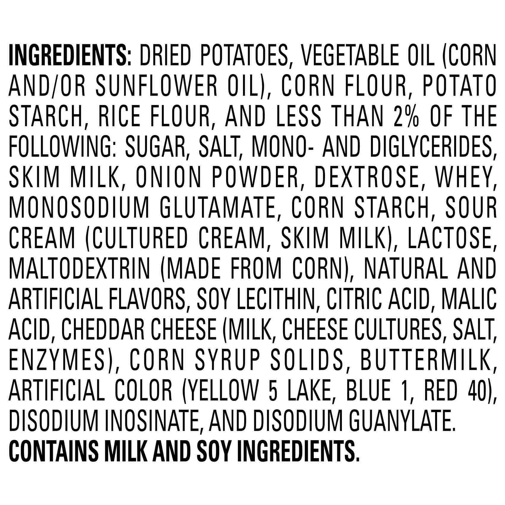 Lay&#39;s Stax Sour Cream and Onion Potato Chips 155g