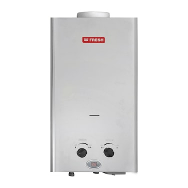 Fresh Gas Water Heater - 10 Liters - Stainless Steel