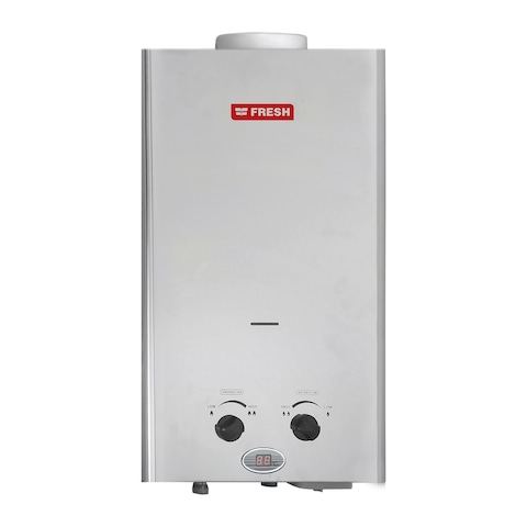 Fresh Gas Water Heater - 10 Liters - Stainless Steel
