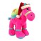 Caravaan - Soft Toy Camel Dark Pink Size 25cm with Santa Hat