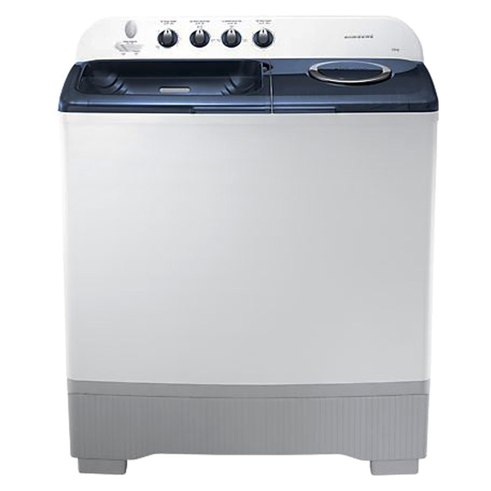 Samsung Twin Tub Top Loading Washing Machine 15kg WT15K5200MB White/Light Grey