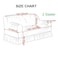 Jacquard Fabric Stretchable 2 Seater Sofa Cover Cream