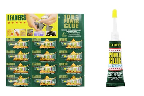 Super Glue 2.5g per Tube - Fast Dry Instant Bonding - Strong Adhesion Liquid Glue with Precision Applicator - Pack of 12