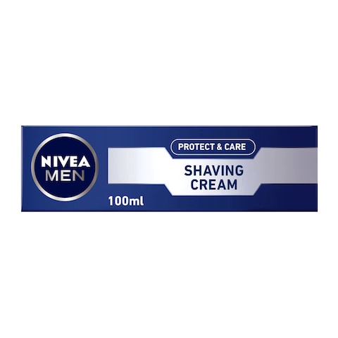 Buy NIVEA MEN Protect And Care Shaving Cream With Aloe Vera 100ml in UAE