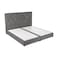 In House Janwa Velvet Bed Frame - Queen - 200x150 cm - Gray