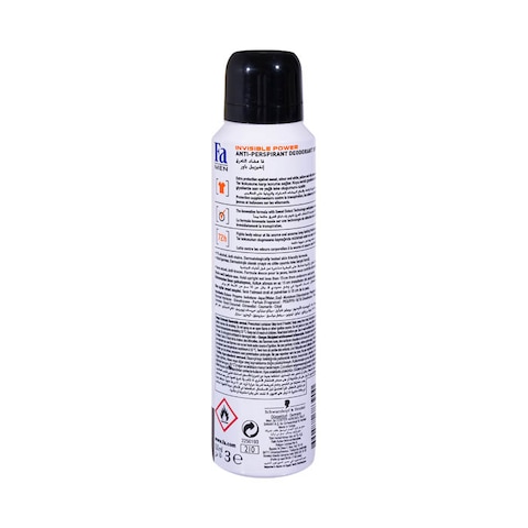 Fa Invisible Power Deodorant Spray For Men - 150ml