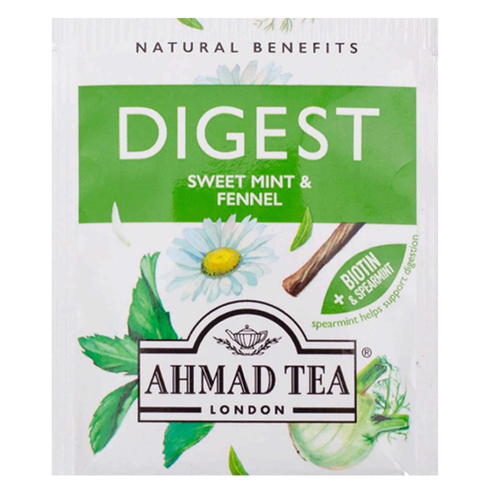 Ahmad Tea Natural Benefits Digest Sweet Mint And Fennel 20 Bags product thumbnail 3