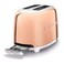 Smeg 50's Style Toaster TSF01RGUK, 950 W, Rose Gold, 6 Toasting Levels