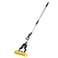 Decdeal - Absorbent PVA Mop Sponge Mop with Stainless Steel Telescopic Pole Extendable Handle Mopstick for Household Ofiice Cleaning Black