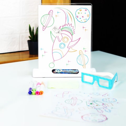 Magic drawing board with LED lighting for 3D graphics
Regular price
