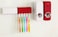 Auto Squeezing Toothpaste Dispenser And Toothbrush Holder Set  - Assorted