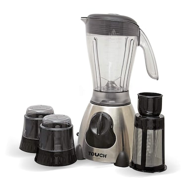 تاتش الزينوكى خلاط باور - 1000 واط  مع مطحنتين - فضي