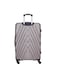 PARA JOHN  3-Piece Hard Side ABS Luggage Trolley Set 20/24/28 Inch Champagne