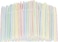 Vsell24 500Pc Flexible Drinking Plastic Straws Colored Bpa Free Disposable Bendy Straw 6Mm