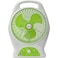 Nobel 8" Blade Rechargeable Portable Fan, 9 Speed Box Function LED Lights NBF87R