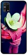 Theodor - Samsung Galaxy M31 Case Cover Pink Cloth &amp; White Flower Flexible Silicone Cover