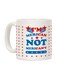 muGGyz Best Laundry Worker Printed Coffee Mug White/Black/Red 8x9.5x8centimeter
