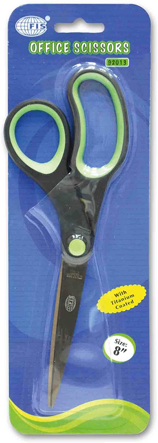 Buy Generic Fis Office Scissors With Titanium Coated, 8 Inch Size ...