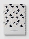 Lowha Spiral Notebook With 60 Sheets And Hard Paper Covers With Terrazzo Style Design, For Jotting Notes And Reminders, For Work, University, School