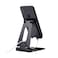 Folding Mobile Phone Desk Stand Black
