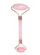 Double Head Jade Face Massage Roller Pink/Gold 14.5cm