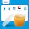 Markq [100 Pack] 1 oz. Clear Plastic Disposable Portion Cups with Lids - Available in 2oz, 4oz- Condiment cups, Sauce and Dip Container