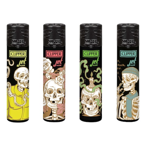 Clipper Printed Jet Flame Lighter CKJ11 Multicolour