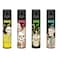 Clipper Printed Jet Flame Lighter CKJ11 Multicolour