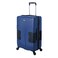 Tach V3 Hardcase Carry-on Luggage - 20 inch Spinner Suitcase With TSA Lock - 2 USB Charging Ports - Water Bottle Holder - Patented Built-In Connecting System - Easily Links 6 Bags - Midnight Blue