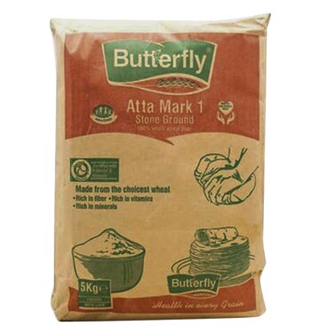 Butterfly Atta Mark 1 Wheat Flour Red 5Kg