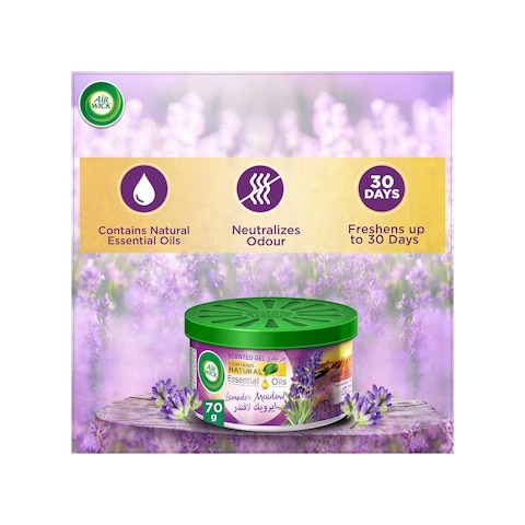 Air Wick Scented Gel Can, Lavender Fragrance, 70g