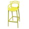 Jilphar Molded High Bar Dining Chair JP1326D , Yellow