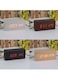 Generic - Digital LED Desk Clock Black 17centimeter