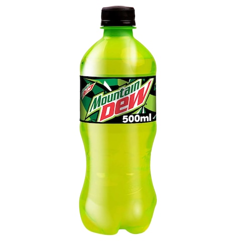 Mountain Dew  Carbonated Soft Drink  Plastic Bottle  500ml