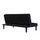 In House Yoomi 2 In 1 Sofabed Velvet Upholstered - Dark Purple
