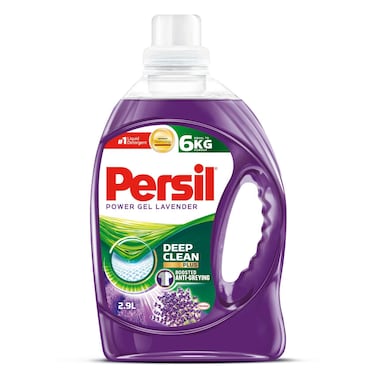 Persil Lavender Gel Laundry Detergent Liquid with Deep Clean Plus Technology 2.9L