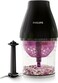 Philips Viva Collection Onion Chef Chopper Chop Drop - Hr2505/91, Black, Plastic
