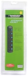 Terminator Brand Universal Power Extension Socket - 6 way 3M